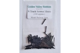 Golden Valley track screws 10mm N gauge
